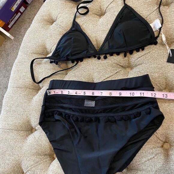 Pom Pom High Waist Bikini - Picture 14 of 15